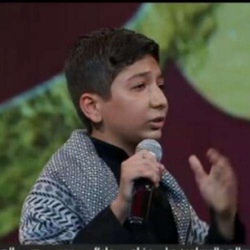  مداحی زیبای پوریا آبخشک در برنامه حسینیه معلی